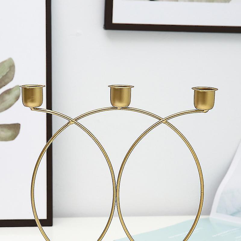 Candle Holder Candlestick Props Candelabra for Wedding Tabletop Decor Homedecoro