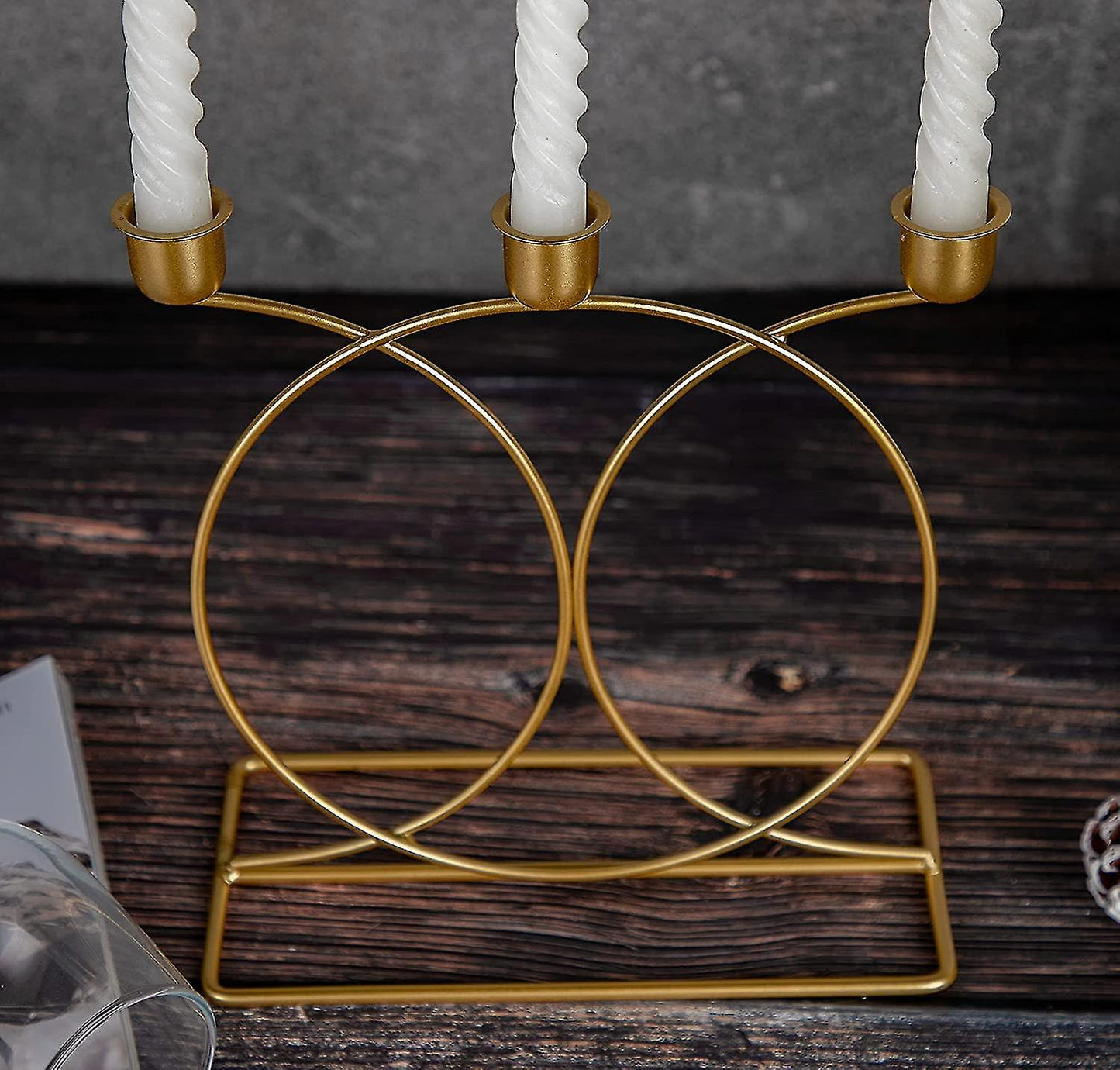 Candle Holder Candlestick Props Candelabra for Wedding Tabletop Decor Homedecoro