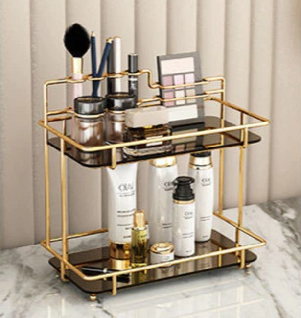Cosmetic Storage Rack with Makeup kit Holders D4DECORATOR