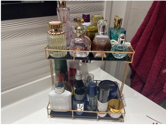 Storage Rack Lipstick Perfume Cosmetic Skin Care Product Finishing Table Rack D4DECORATOR