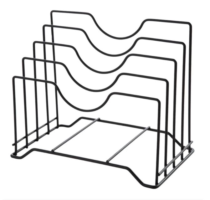 Kitchen Shelf Pan Rack Cutting Board Holder Storage Pot Lid Organizer Stand Tapa Cover Stand Stainless Steel Dish Kitchen Rack D4DECORATOR