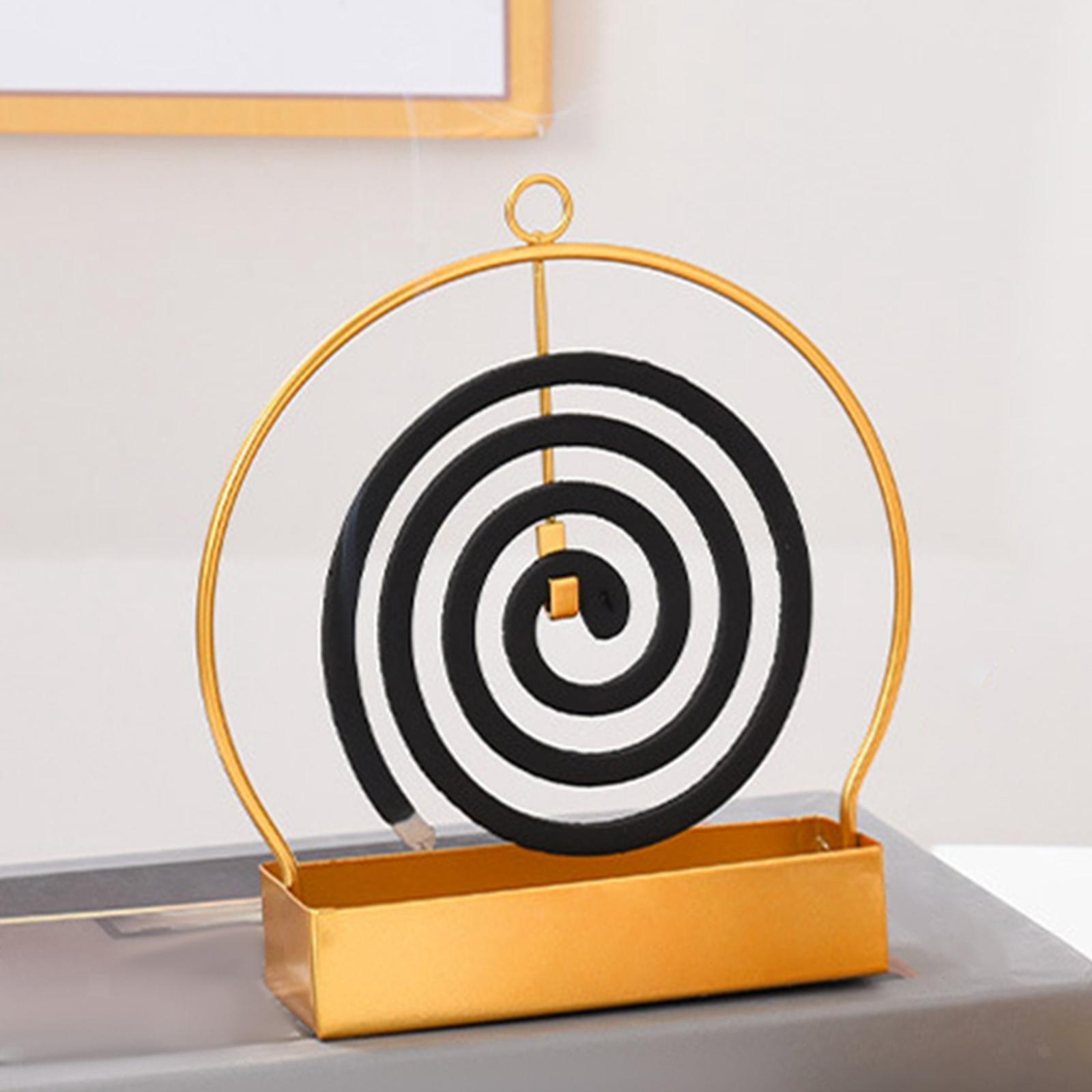 Mosquito Coil Holder – Decorative Iron Repellent Incense Rack for Indoor & Outdoor Use Homedecoro